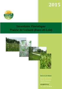 Inventaire Floristique Prairie de Luisant
