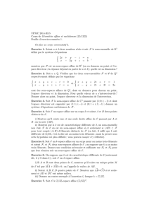 UPMC 2014-2015 Cours de Géométrie affine et euclidienne (LM