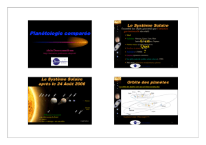 Planétologie comparée - ufe