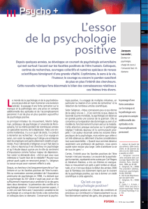 L`essor de la psychologie positive - Arpih-edu