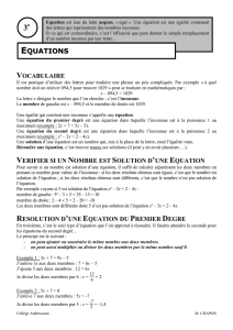 EQUATIONS - Monsieur CHAPON