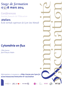 F. Madre | Cytométrie en flux - Acces