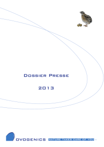 Dossier Presse 2013