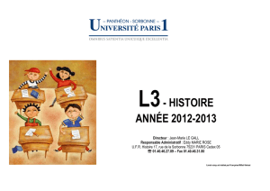 Licence - Université Paris 1 Panthéon