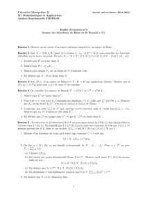 Autour des théorèmes de Banach et al.