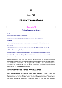 Hémochromatose