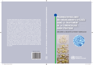 pharmacovigilance des médicaments utilisés dans le traitement de