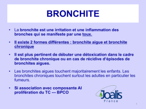 bronchite - Joalis - detoxication medicine