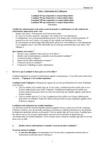 Version 33 Notice : information de l`utilisateur Lambipol 25 mg