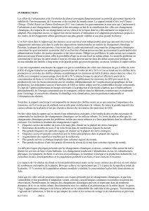 INTRODUCTION Les effets de l`urbanisation et de l - UN