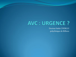 avc : urgences - Clinique Lyon-Nord