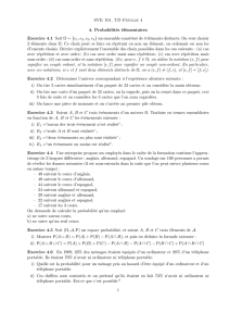 Feuille d`exercices 4