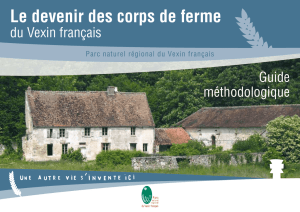 Le devenir des corps de ferme - Parc naturel régional du Vexin