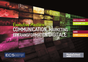 communication, marketing - MediaSchool Executive Education