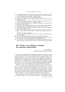 Alan Turing et la résolution numérique des équations