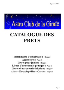 Télécharger la version PDF du catalogue - l`astro