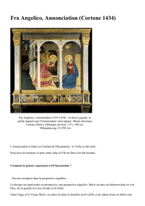 Fra Angelico, Annonciation (Cortone 1434)