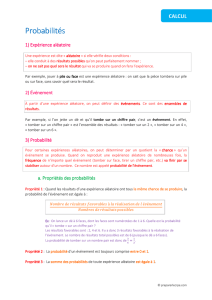 (Calcul - Probabilités)