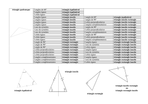 tableau des triangles