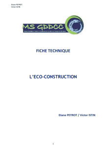 fiche technique l`eco-construction