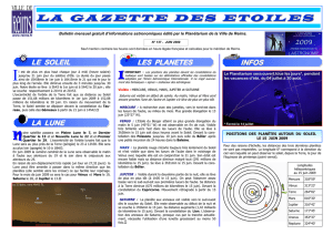 LA GAZETTE DES ETOILES