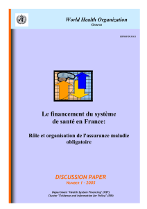 Financement du système de santé en France