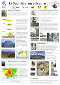 La Soufrière: un volcan actif - Institut de Physique du Globe de Paris