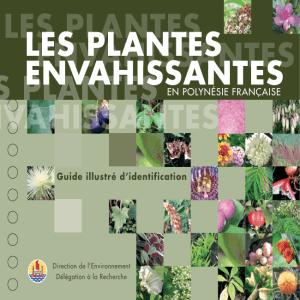 Guide des plantes envahissantes - Espèces Envahissantes Outre-Mer