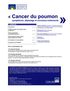 Cancer du poumon - Rencontre santé