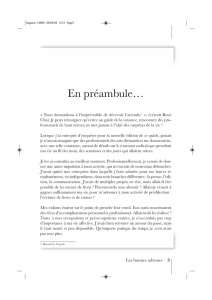 En préambule… - Editions Trajectoire