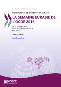 la semaine eurasie de l`ocde 2016