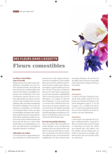 Fleurs comestibles