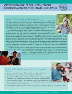 ISHRS patient brochure_French.pmd - International Society of Hair