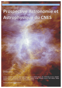 Rapport du Groupe Astrophysique - Sciences et techniques