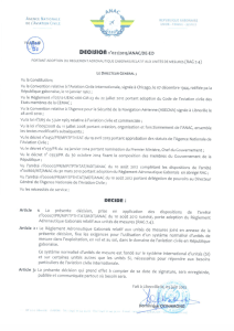 Règlement Aéronautique Gabonais (RAG7.4)