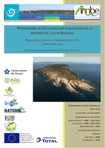 (coord.), 2014 - Programme de restauration écologique