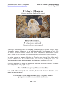 Texte Anastasis - Institut Périchorèse