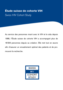 Étude suisse de cohorte VIH Swiss HIV Cohort Study