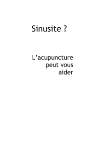 Sinusite - Acupunctuur Baf