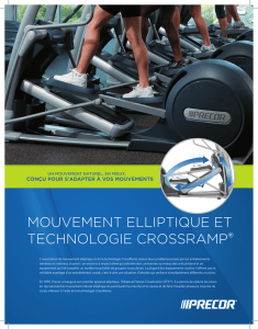 mouvement elliptique et technologie crossramp