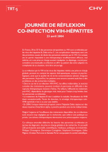JOURNÉE DE RÉFLEXION CO-INFECTION VIH-HÉPATITES - TRT-5