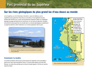 Parc provincial du lac Supérieur : Sur les rives géologiques du plus
