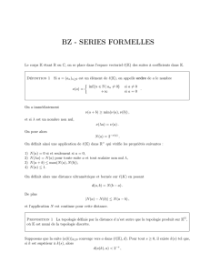 bz - series formelles