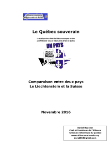 Le Québec souverain - l`alliance nationale réformiste du québec
