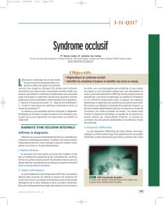 Syndrome occlusif
