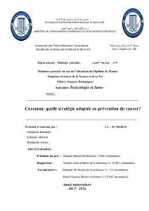 73- Curcuma quelle stratégie adoptée en prévention du cancer