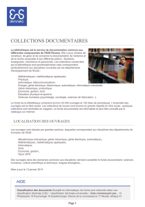 ENS Rennes - Bibliothèque - Collections documentaires
