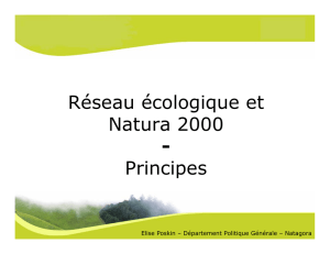 Réseau écologique et Natura 2000: principes - pdf