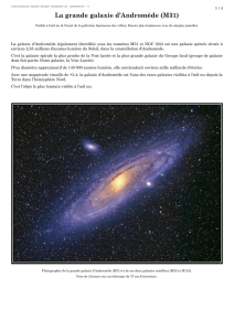 La grande galaxie d`Andromède (M31)