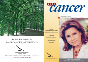 tabac news - Fondation Cancer